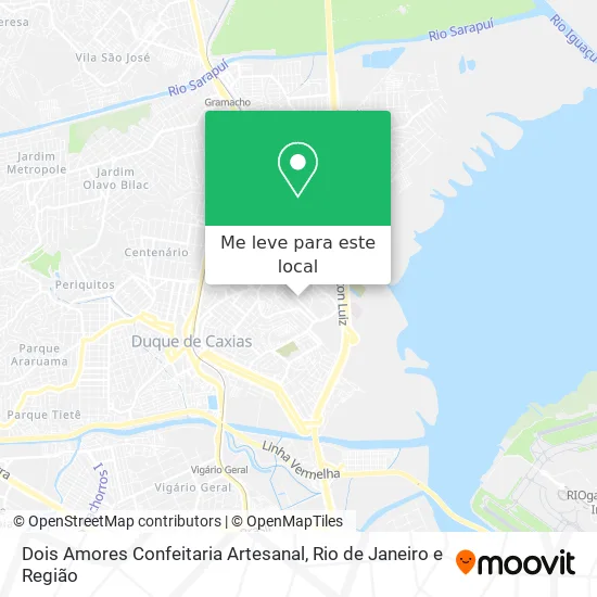 Dois Amores Confeitaria Artesanal mapa