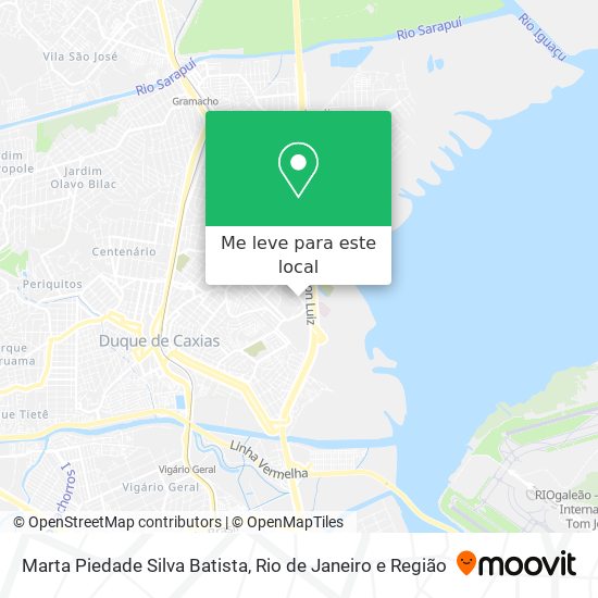 Marta Piedade Silva Batista mapa