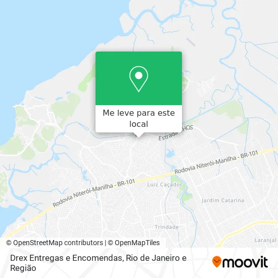 Drex Entregas e Encomendas mapa