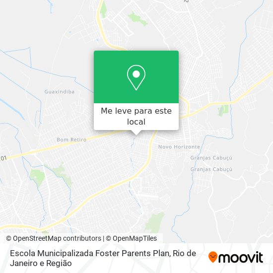 Escola Municipalizada Foster Parents Plan mapa