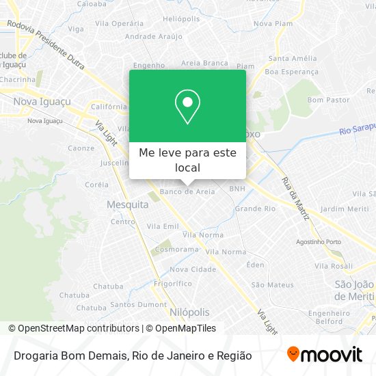 Drogaria Bom Demais mapa