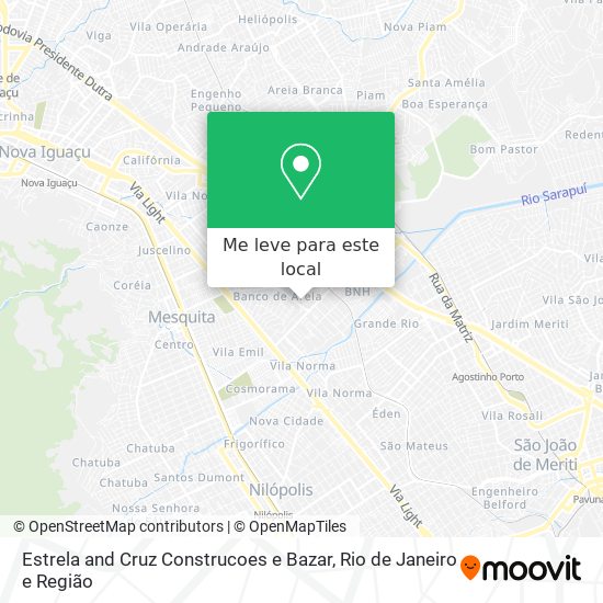 Estrela and Cruz Construcoes e Bazar mapa