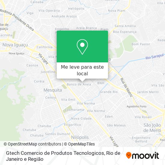 Gtech Comercio de Produtos Tecnologicos mapa