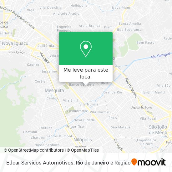 Edcar Servicos Automotivos mapa