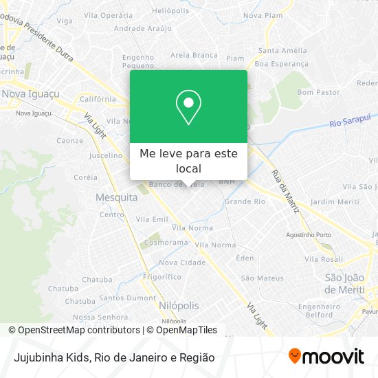 Jujubinha Kids mapa