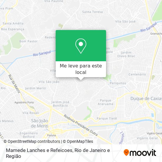 Mamede Lanches e Refeicoes mapa