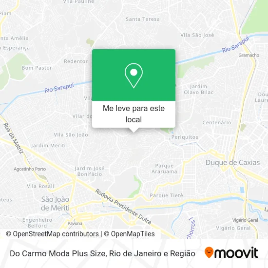 Do Carmo Moda Plus Size mapa