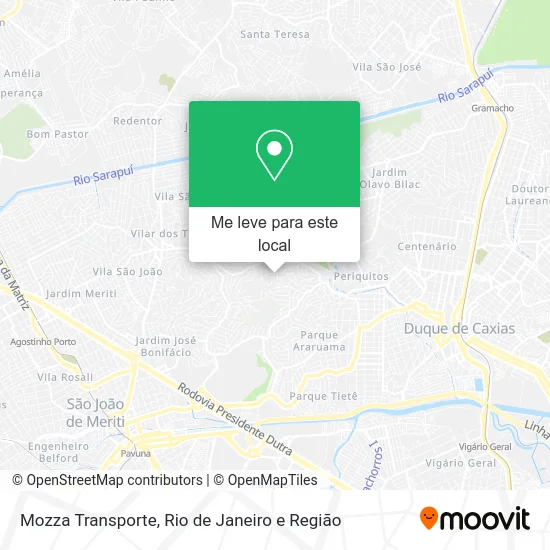 Mozza Transporte mapa