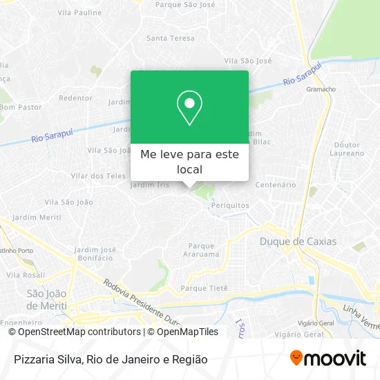 Pizzaria Silva mapa
