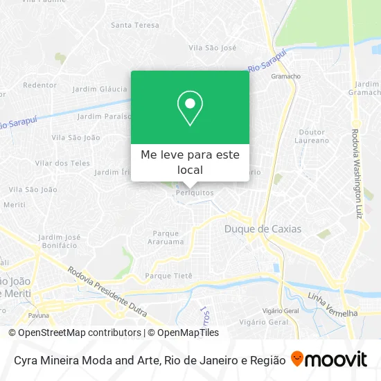 Cyra Mineira Moda and Arte mapa