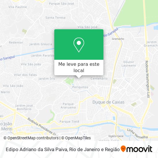 Edipo Adriano da Silva Paiva mapa
