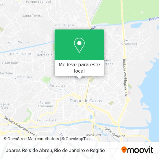 Joares Reis de Abreu mapa