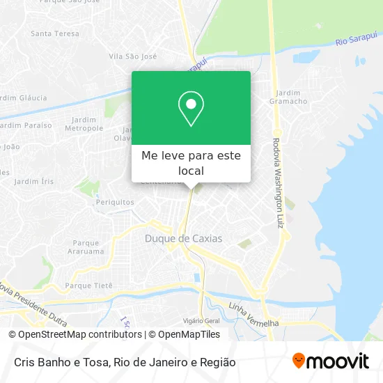 Cris Banho e Tosa mapa