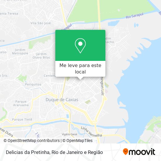 Delicias da Pretinha mapa