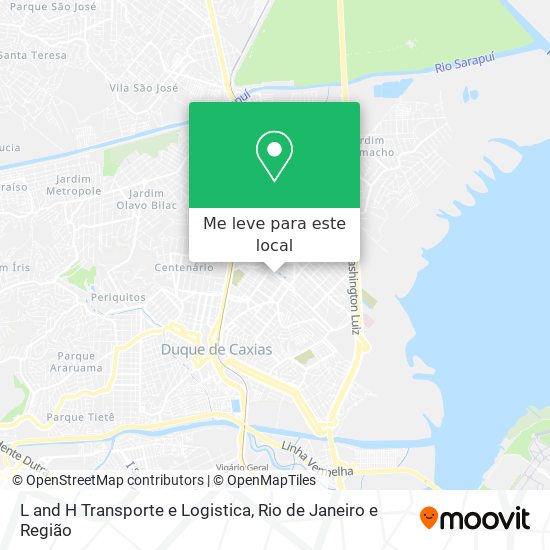 L and H Transporte e Logistica mapa