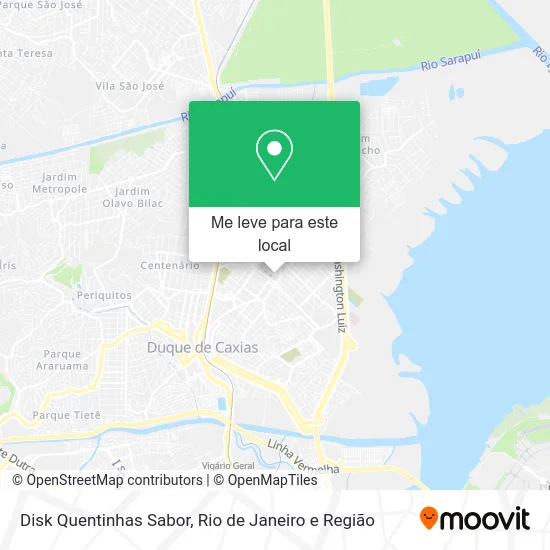 Disk Quentinhas Sabor mapa