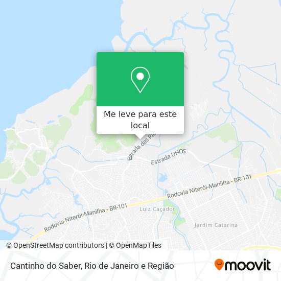 Cantinho do Saber mapa