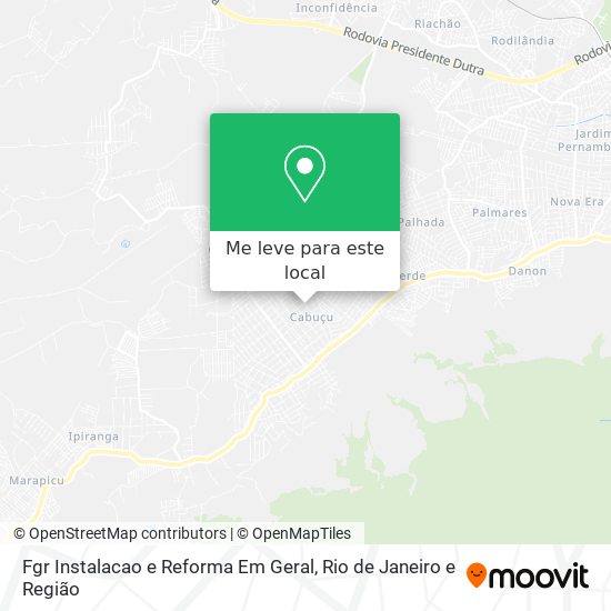 Fgr Instalacao e Reforma Em Geral mapa