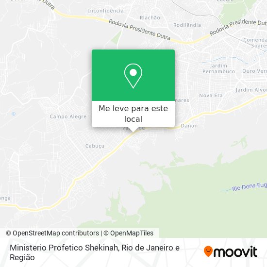 Ministerio Profetico Shekinah mapa