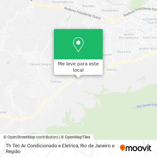 Th Tec Ar Condicionado e Eletrica mapa