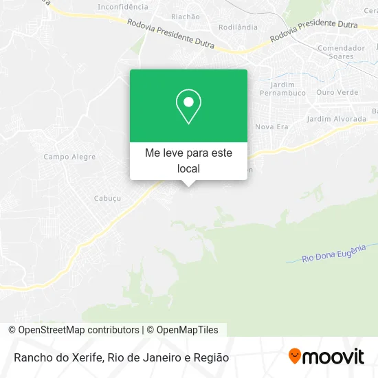 Rancho do Xerife mapa