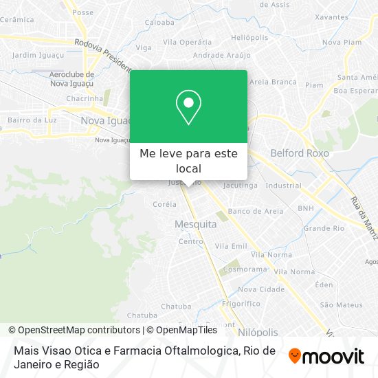 Mais Visao Otica e Farmacia Oftalmologica mapa