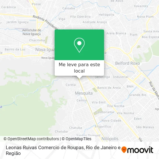 Leonas Ruivas Comercio de Roupas mapa