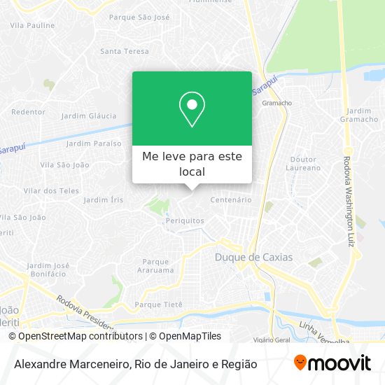 Alexandre Marceneiro mapa
