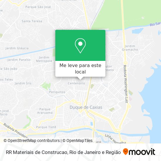 RR Materiais de Construcao mapa