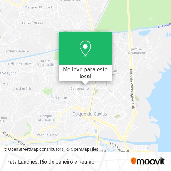 Paty Lanches mapa