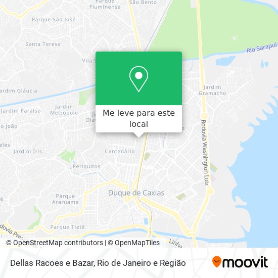 Dellas Racoes e Bazar mapa