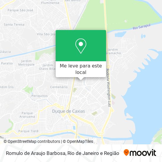 Romulo de Araujo Barbosa mapa