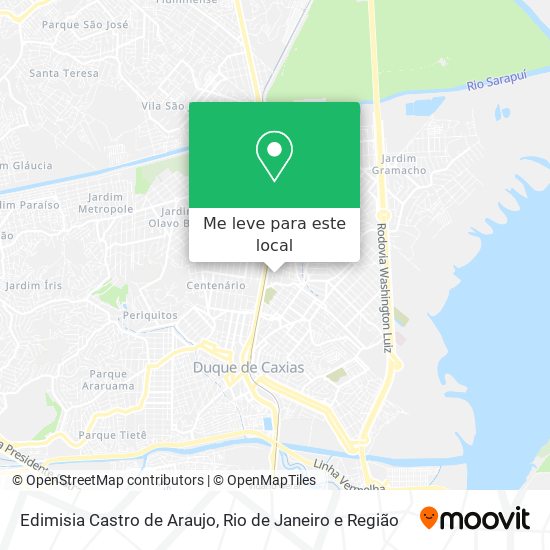 Edimisia Castro de Araujo mapa