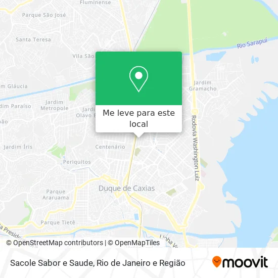 Sacole Sabor e Saude mapa
