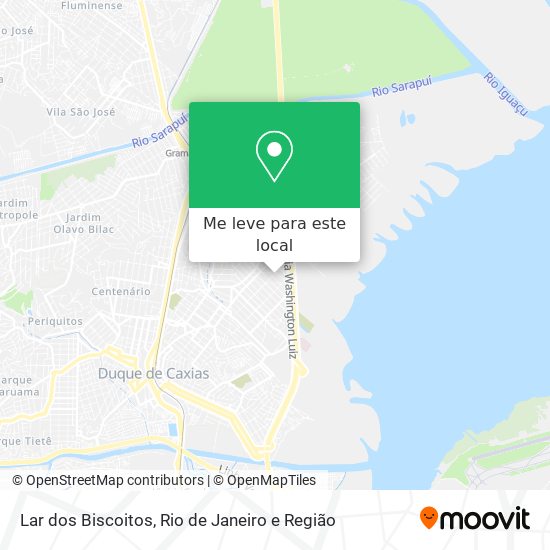 Lar dos Biscoitos mapa