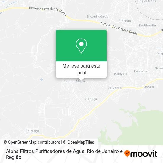 Alpha Filtros Purificadores de Agua mapa