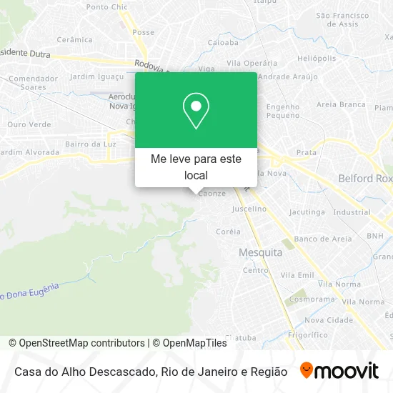 Casa do Alho Descascado mapa