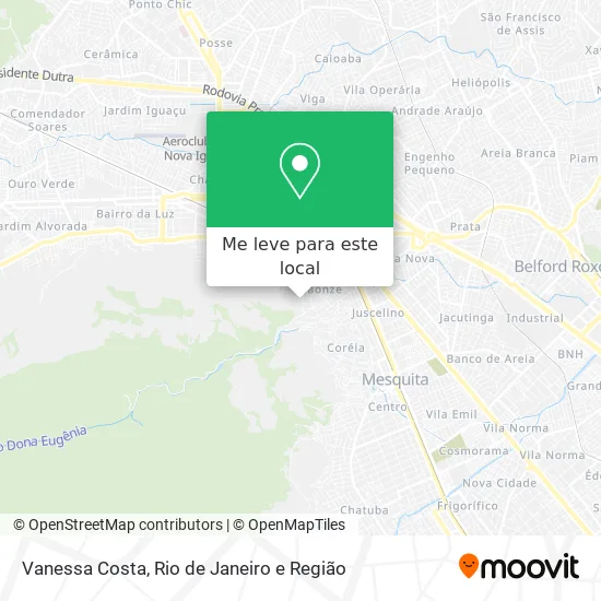 Vanessa Costa mapa