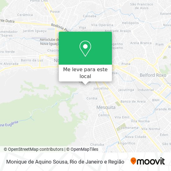 Monique de Aquino Sousa mapa