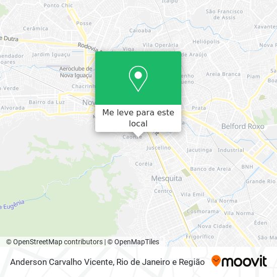 Anderson Carvalho Vicente mapa