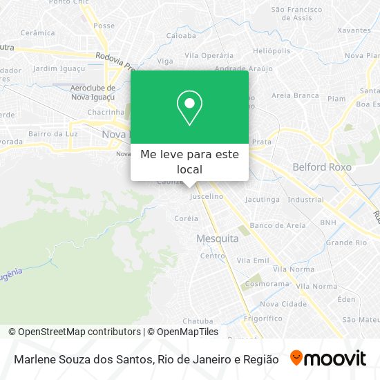 Marlene Souza dos Santos mapa