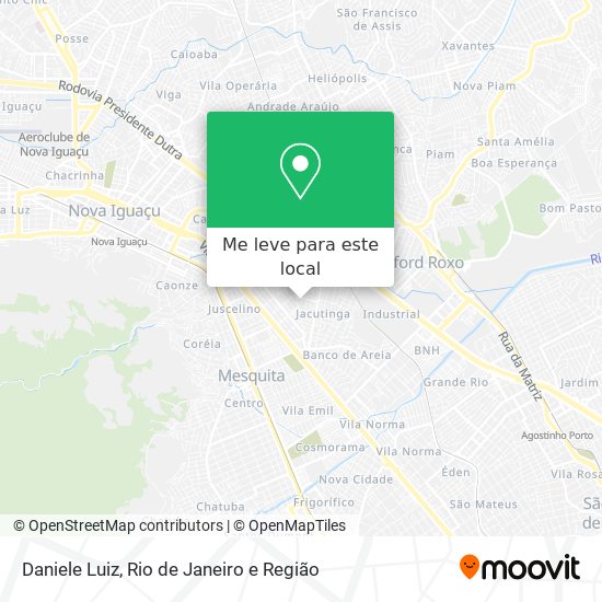 Daniele Luiz mapa