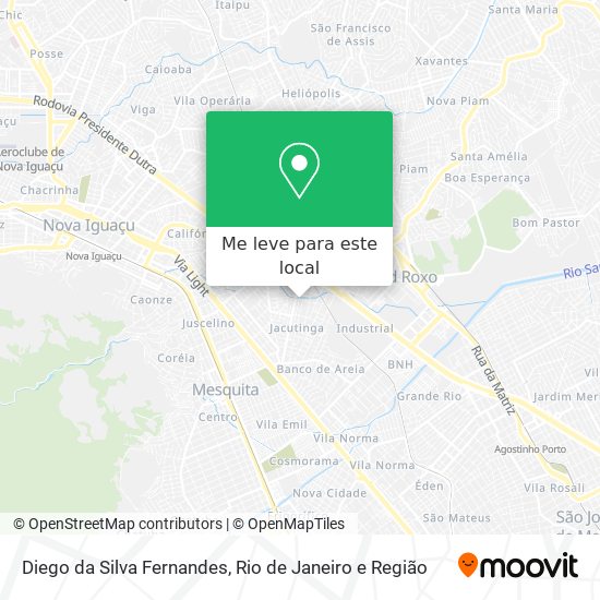 Diego da Silva Fernandes mapa