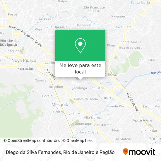 Diego da Silva Fernandes mapa