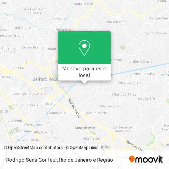 Rodrigo Sena Coiffeur mapa