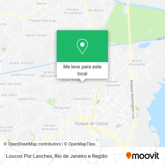 Loucos Por Lanches mapa