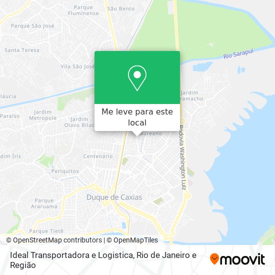 Ideal Transportadora e Logistica mapa