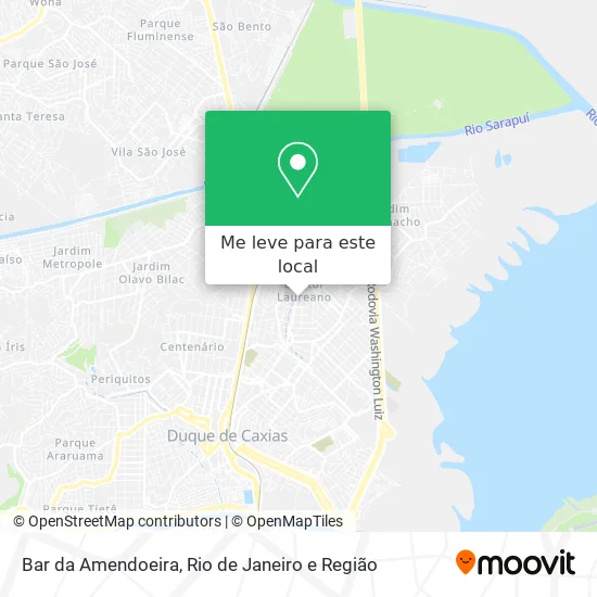 Bar da Amendoeira mapa