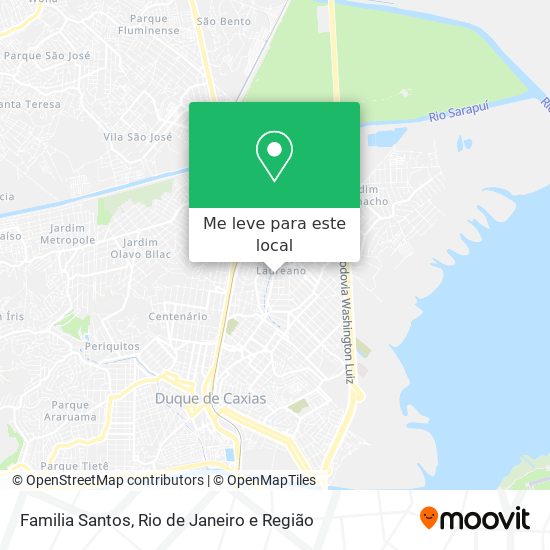 Familia Santos mapa