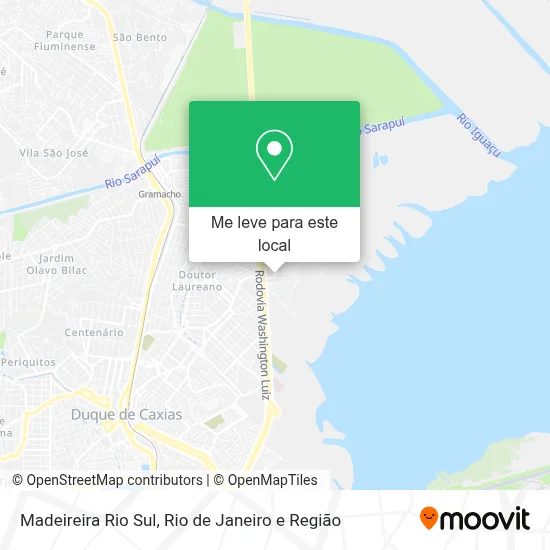 Madeireira Rio Sul mapa